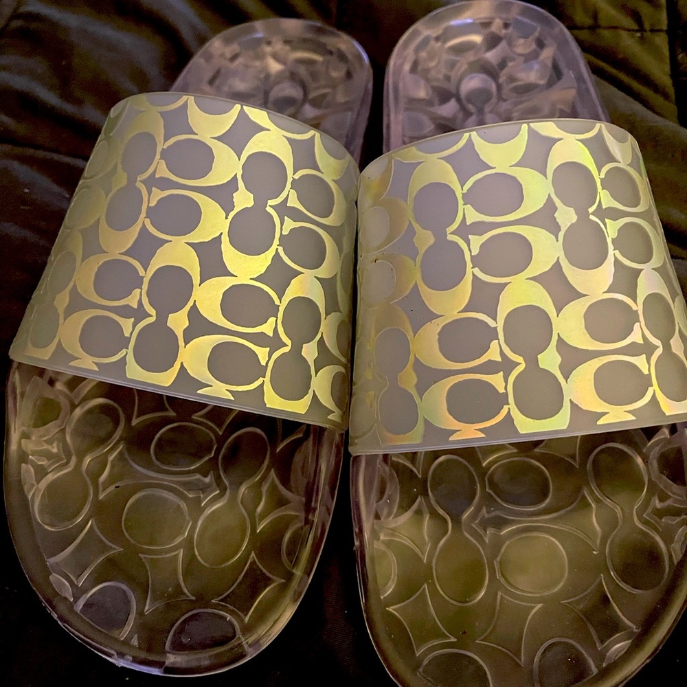 Brand new coach sandals